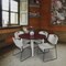 Regency Kahlo Round Table & Chair Sets, 48 W, 48 L, 29 H, Wood, Metal, Polypropylene Top, Mahogany TPL48RNDMHCM44GY - alternate 5